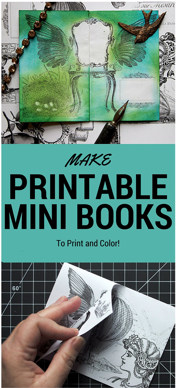 Printable MiniBook! One Piece of Paper is all it takes!