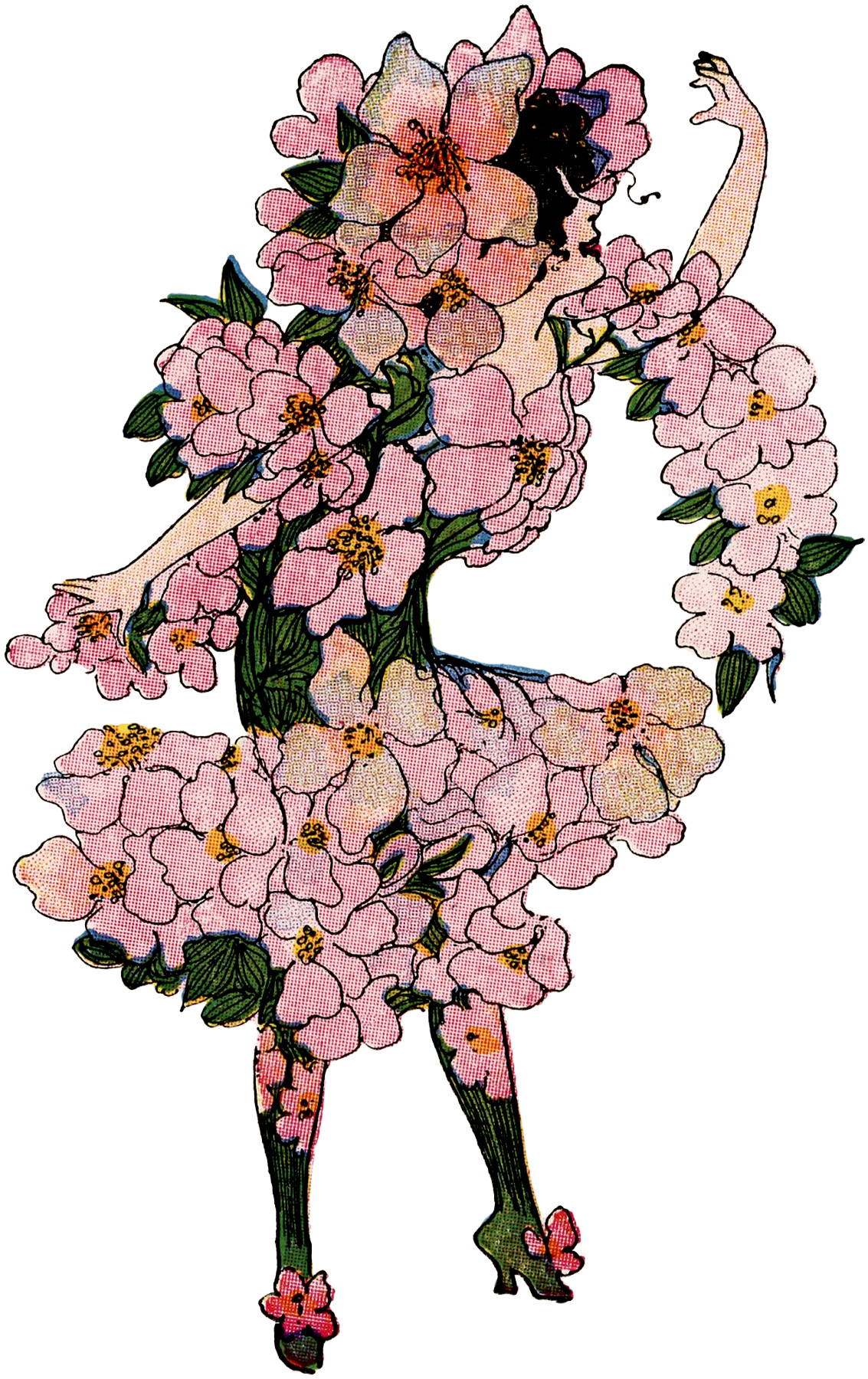 Apple Blossom Flower Fairy Image! - The Graphics Fairy