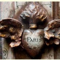 Aging Powders for DIY and Craft Projects Heart with Paris and Wings