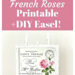 Shabby French Roses Furniture Transfer