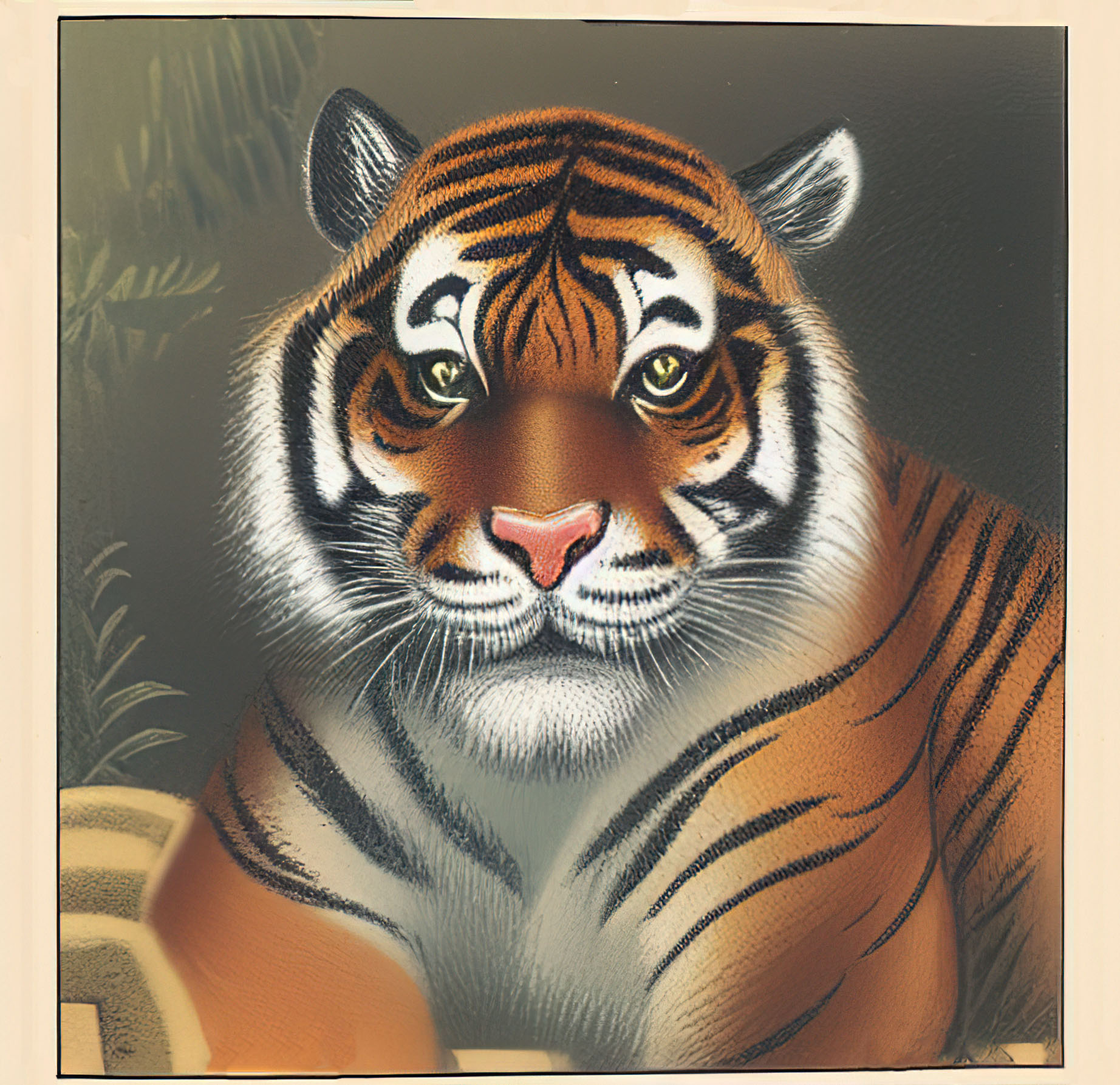 Tiger Clipart Closeup