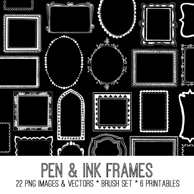 Pen and Ink Frames