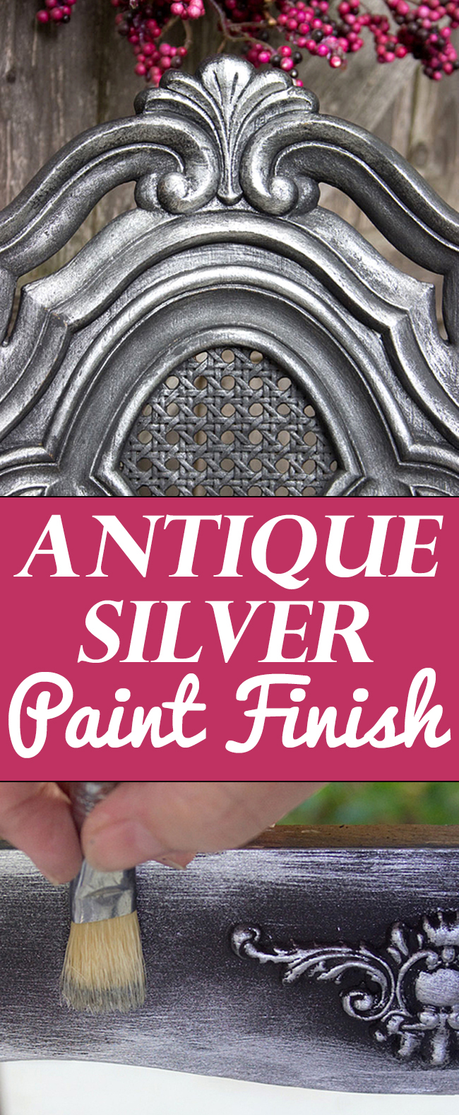 Silver on sale furniture paint