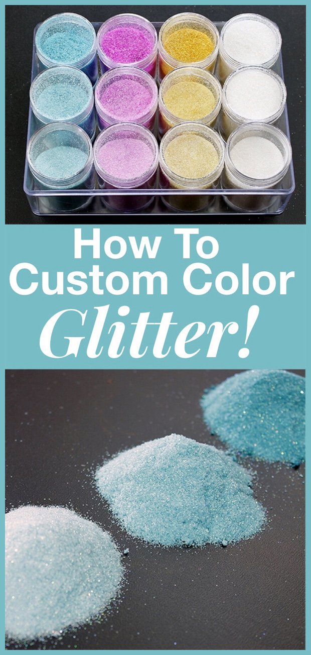 DIY Custom Color Glitter! - The Graphics Fairy