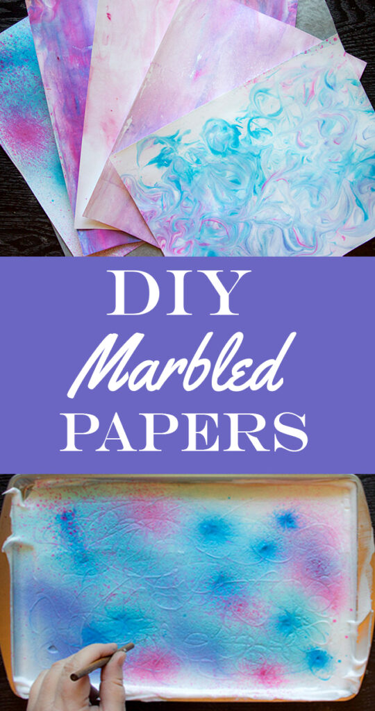 DIY Marbled Papers