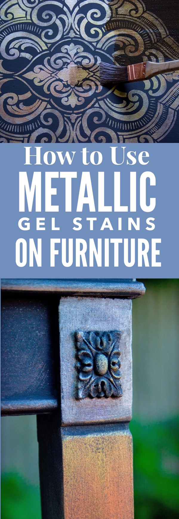 How to Use Metallic Gel Stains on Furniture