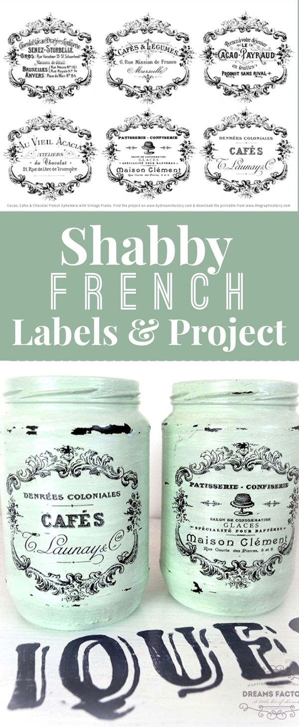 Shabby French Labels Printable