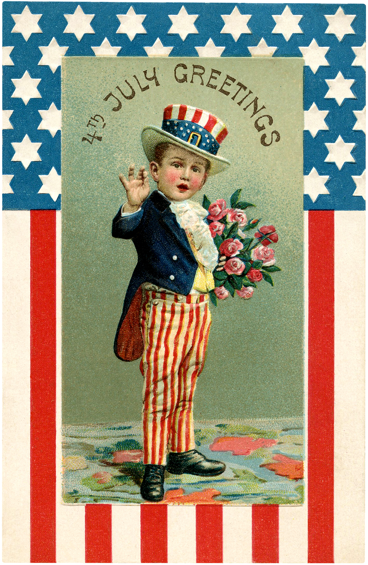 Vintage Young Uncle Sam Image! - The Graphics Fairy