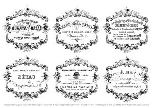 Shabby French Typography Labels + Project - Gorgeous! - The Graphics Fairy