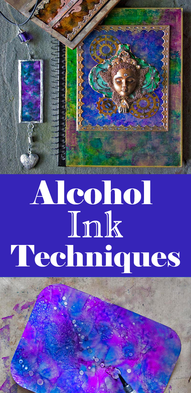 3 Alcohol Ink Techniques for Working with Resin - Happily Ever