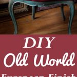 Old world Furniture finish