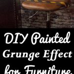 Grunge effect for furniture