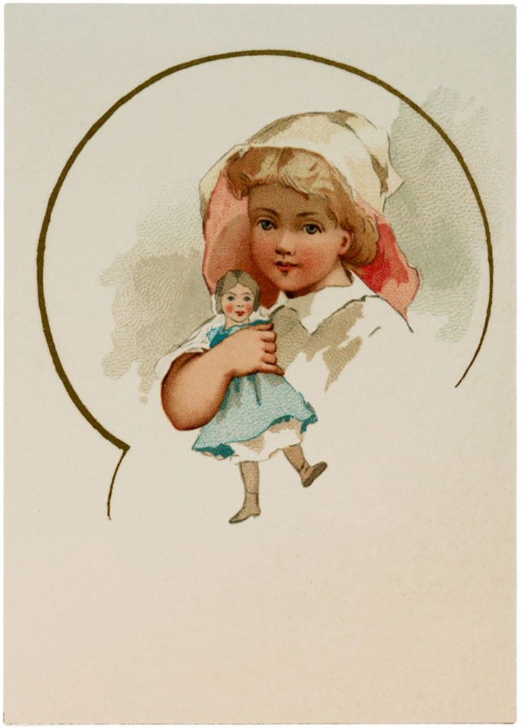 Girl with Doll Picture