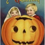 Vintage Halloween Pumpkin Kids