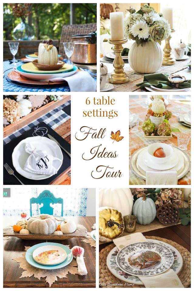 Fall table settings