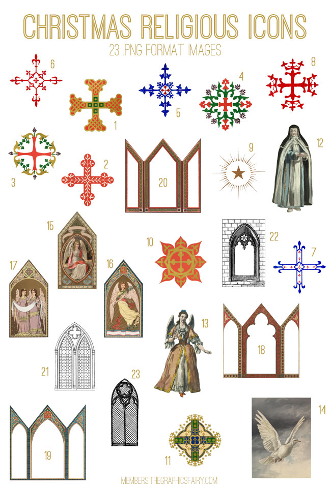 Religious Icons Image Kit