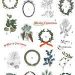Holiday Wreaths Image Kit