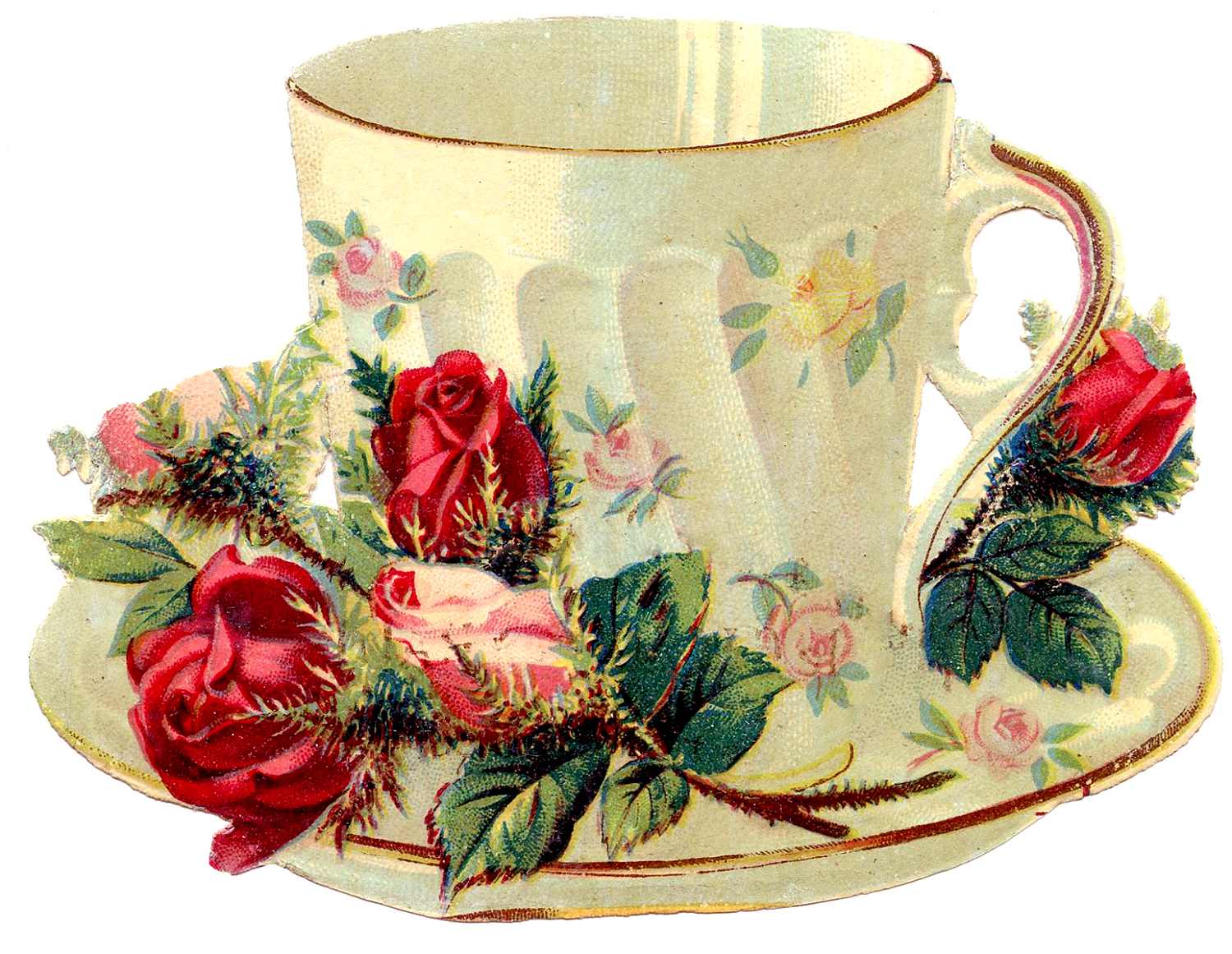 24 Pretty Teacup Pictures! The Graphics Fairy