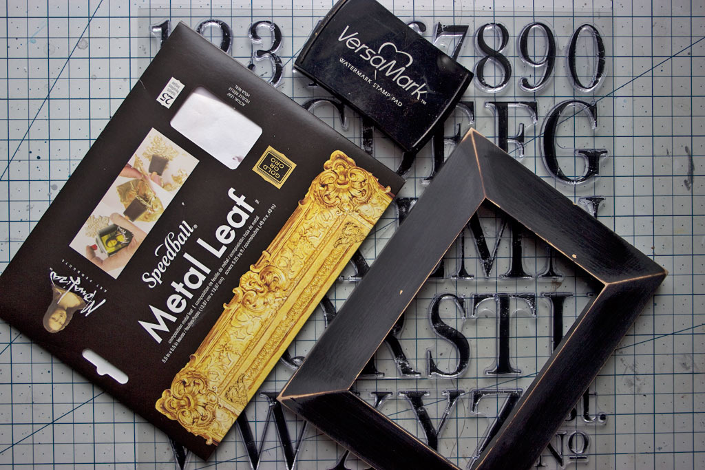 supplies for metallic stamp effects