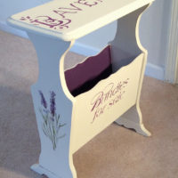 Painted lavender table