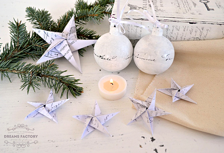 DIY French Paper Stars – Dreams Factory Printables!