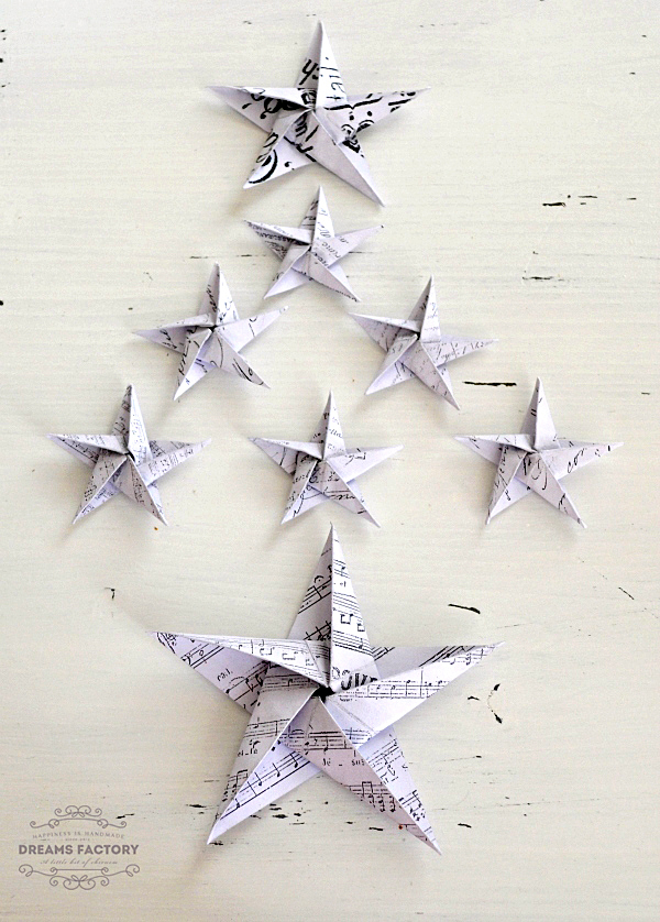 DIY French Paper Stars
