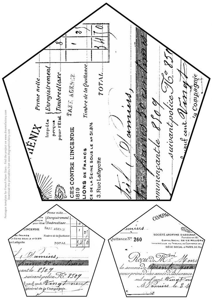 DIY French Paper Stars – Dreams Factory Printables!