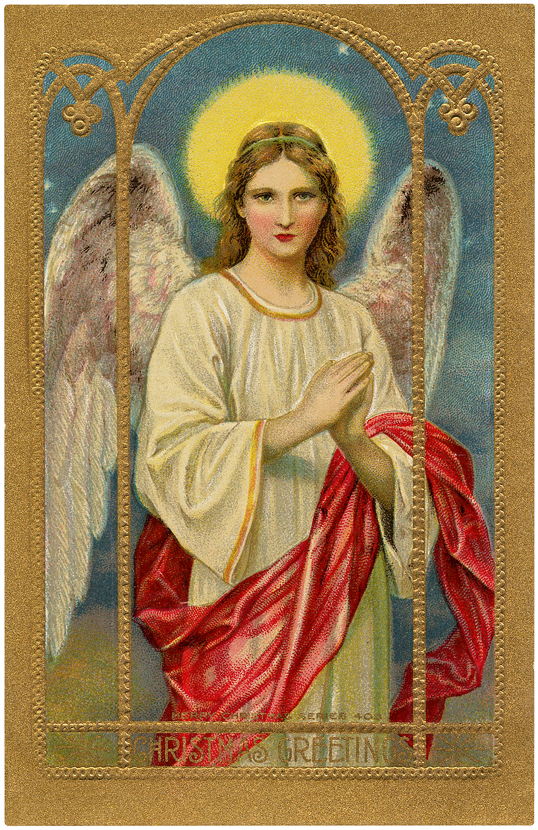 Beautiful Vintage Holy Angel Image! - The Graphics Fairy