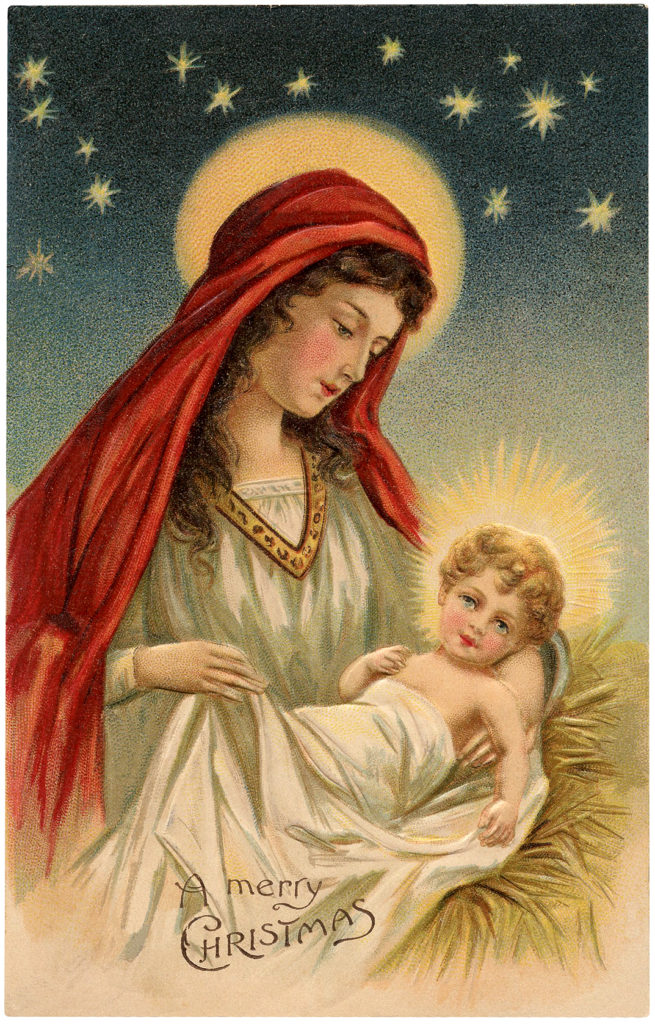 Vintage Mary with Jesus Download