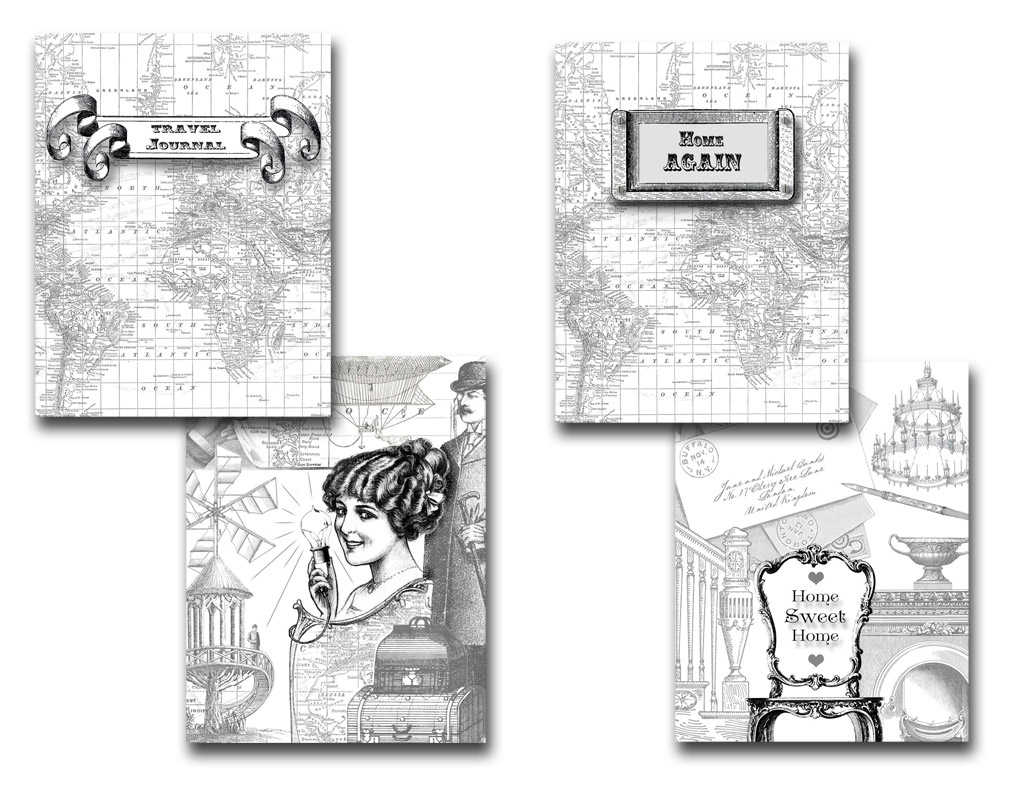 Printable Travel Journal pages