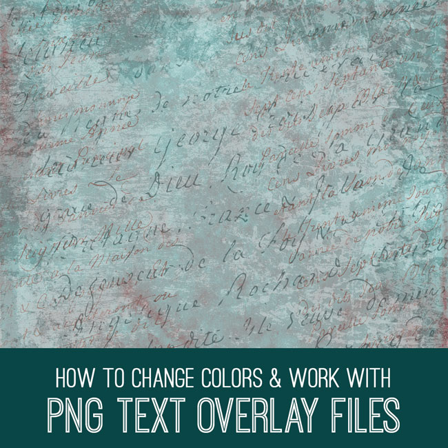 script paper collage text overlay files