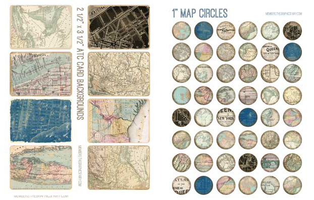 maps collage