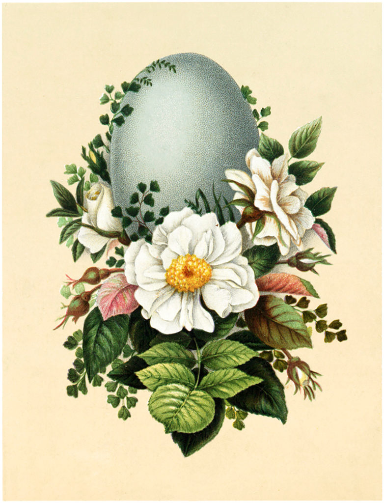 Vintage Floral Easter Display Image