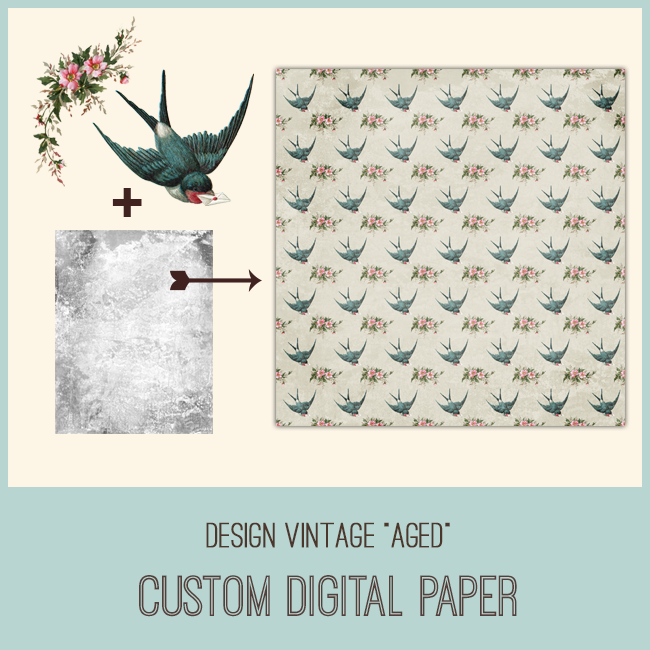 swallow custom digital paper
