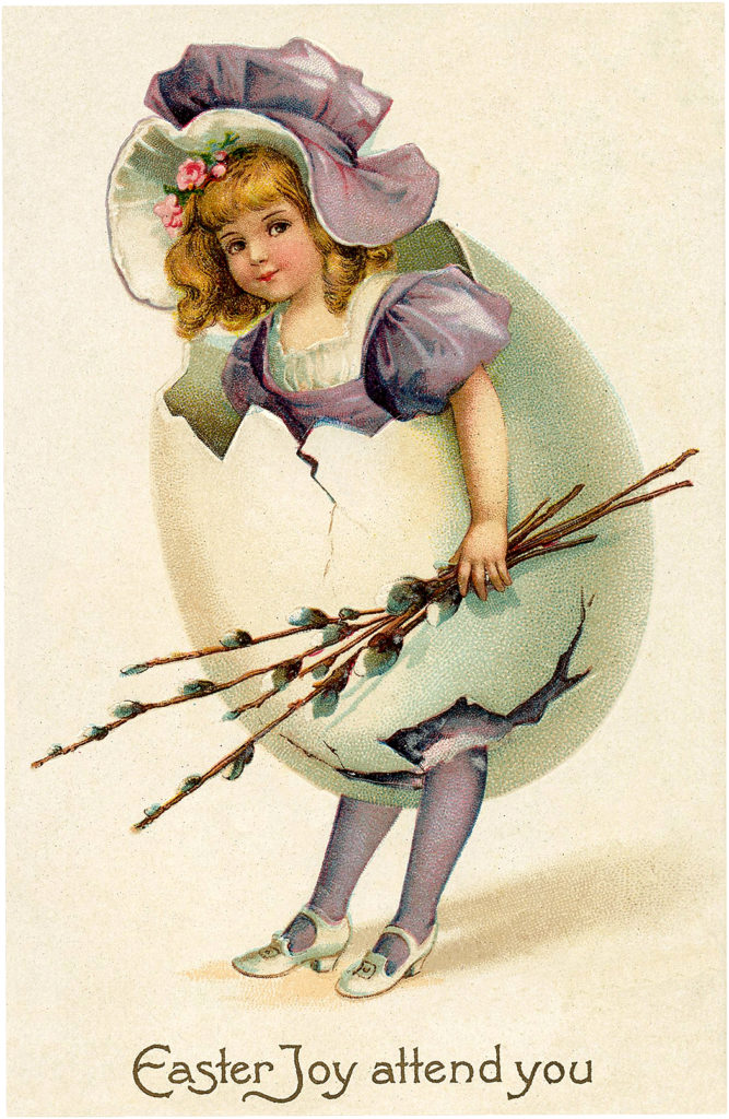 Victorian Egg Girl Image