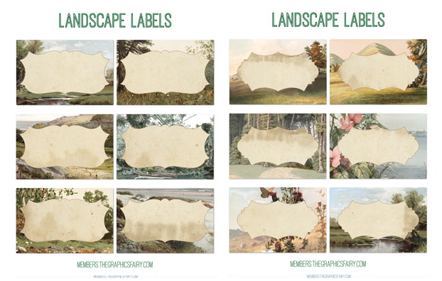 Landscape labels