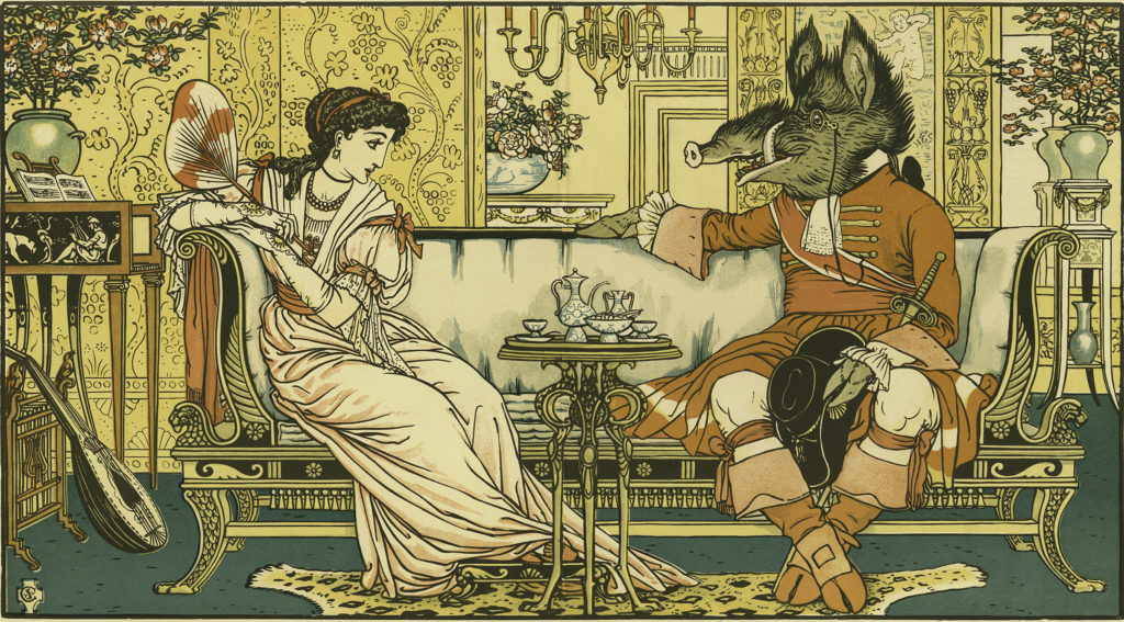 Vintage Beauty and the Beast Picture