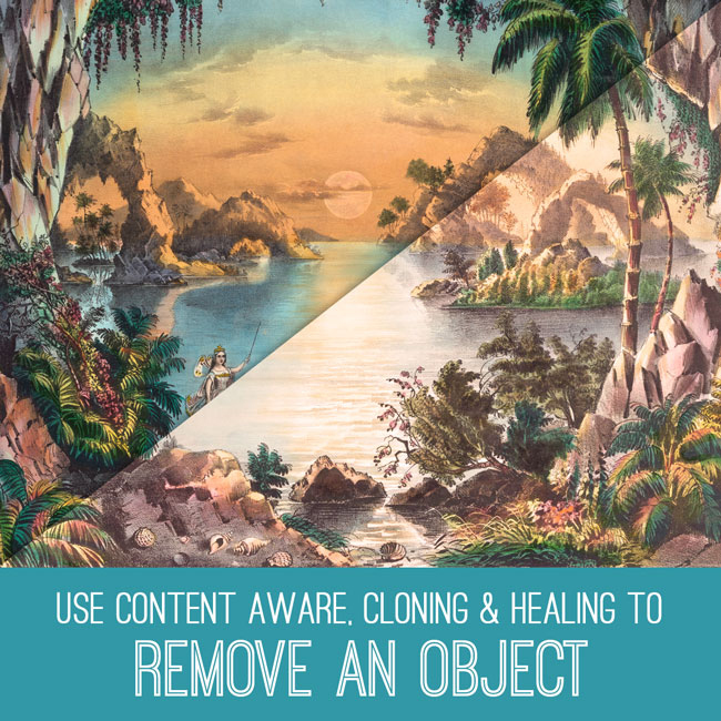 remove and object with landscapes