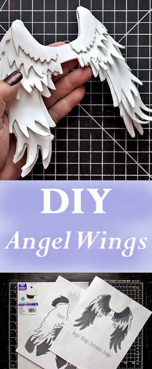 DIY Angel Wings by Heather Tracy for The Graphics Fairy