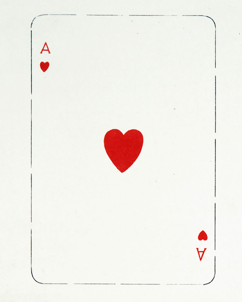 Vintage Ace of Hearts Image