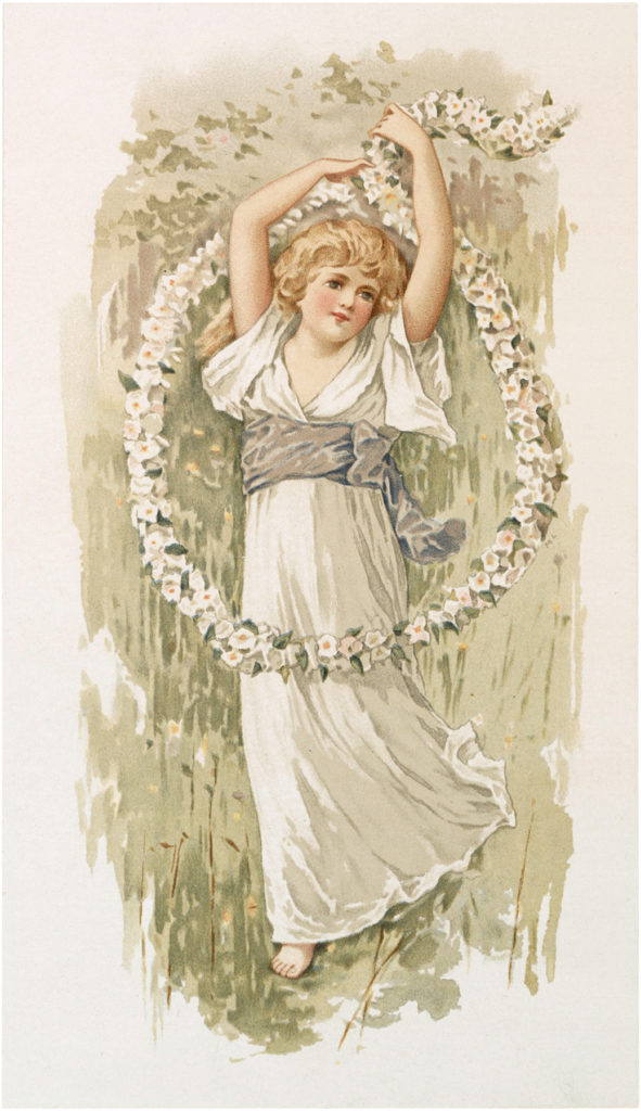 Vintage Flower Child Image