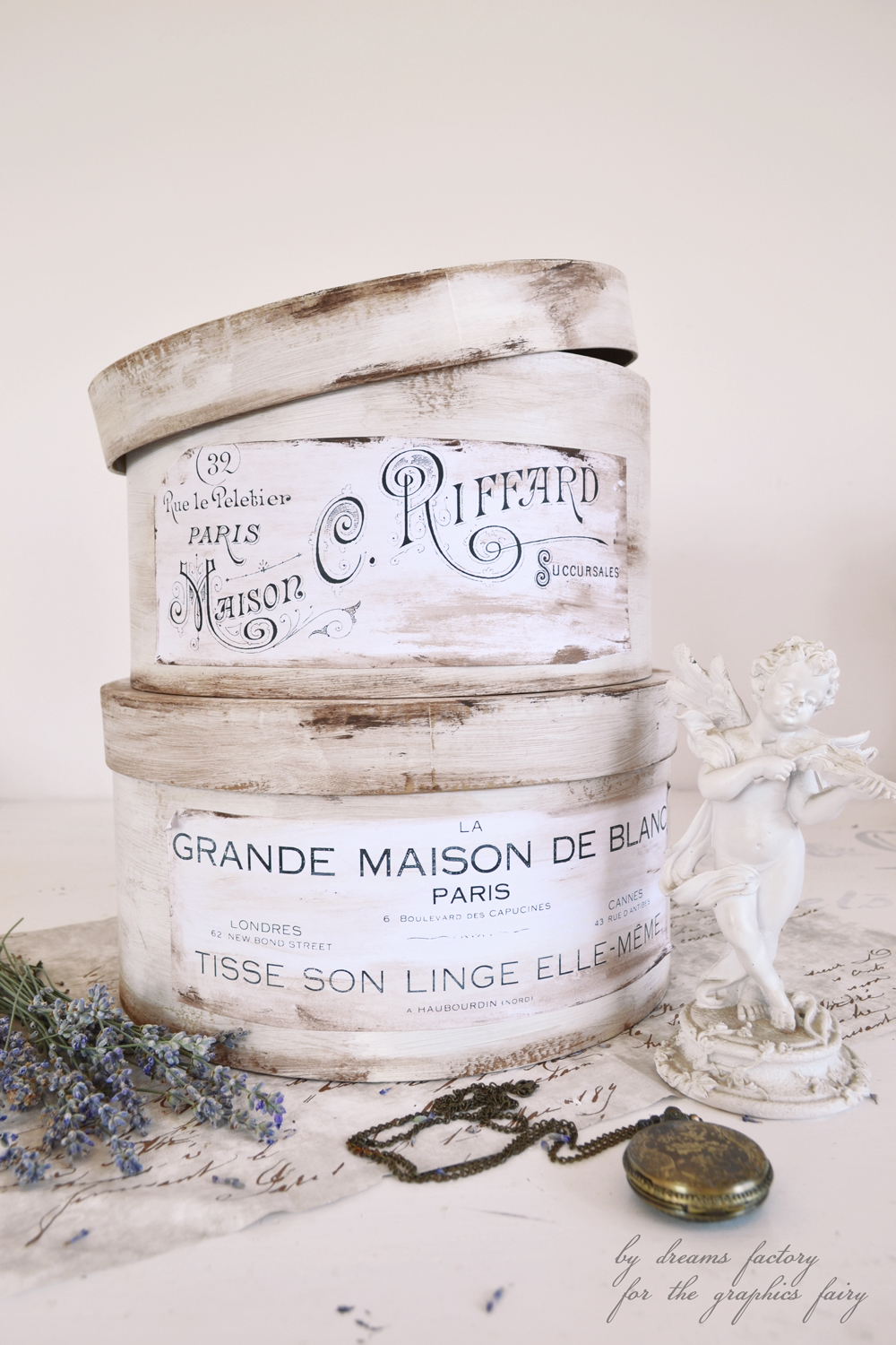 Antique French Hat Boxes Project