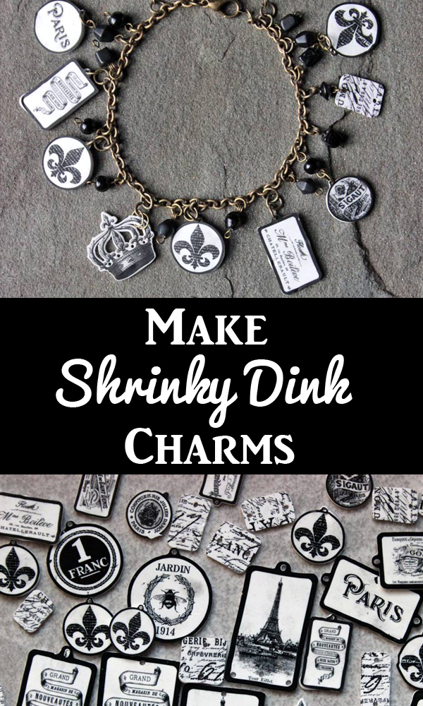 1950's Shrinky Dinks Charms Bracelet - Make Life Lovely