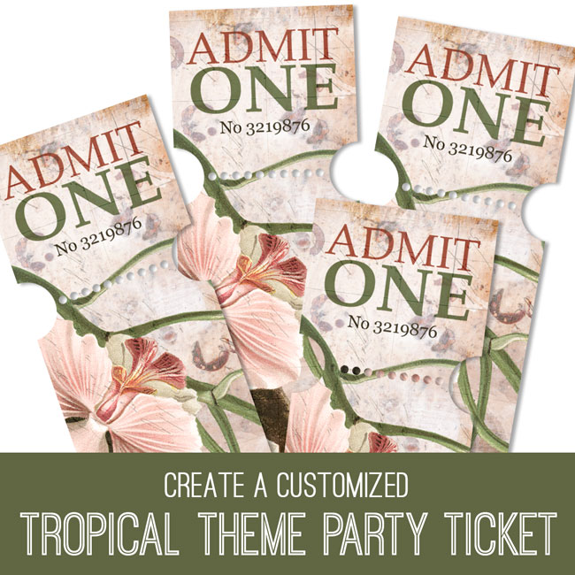 tropical party tickets
