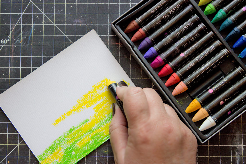 Watercolor Brilliance With Oil Pastels! - Prima