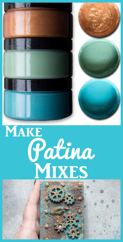 Make Patina Paint Pin