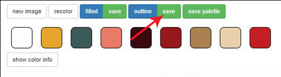 saving color chart