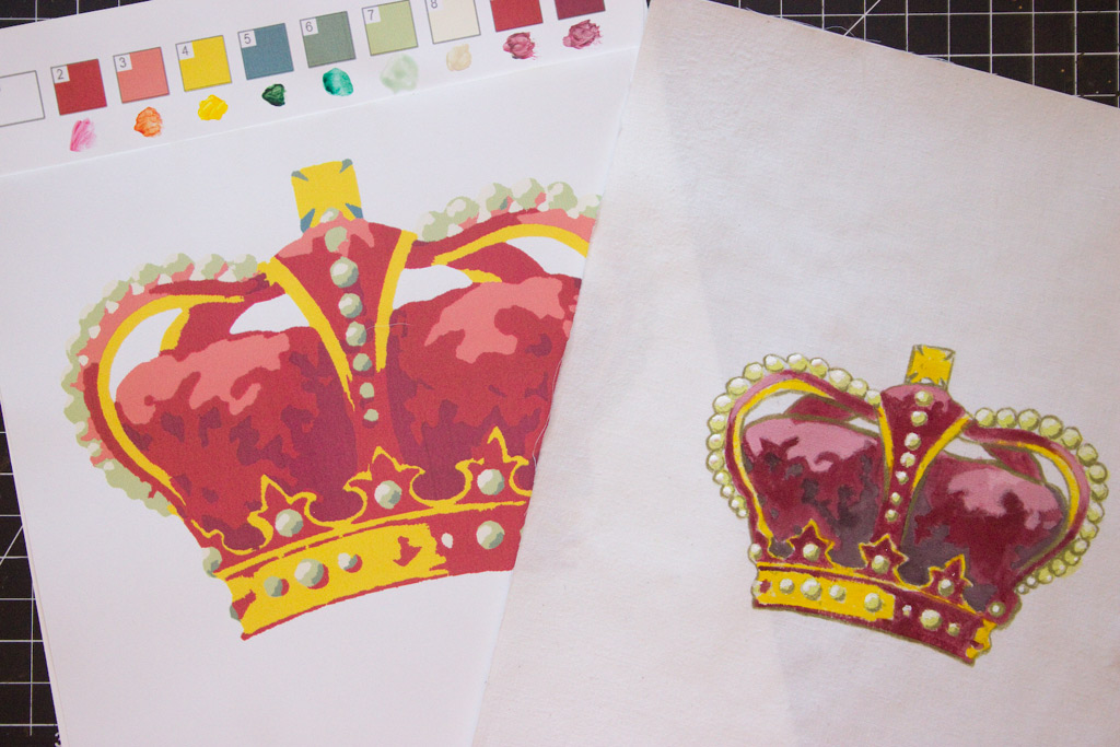 painted crown