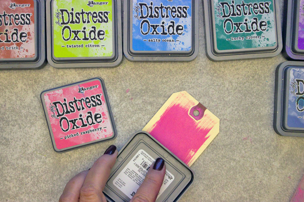 DIY Tim Holtz Distress Ink Pad Labels