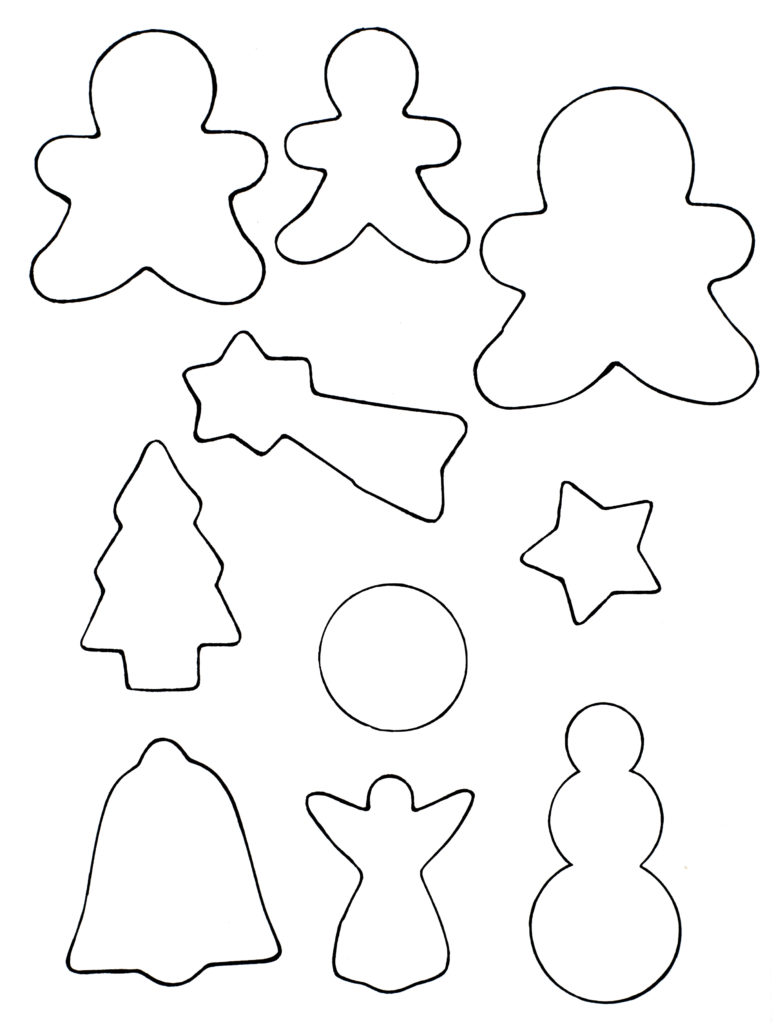 Free Printable Christmas Cookie Templates